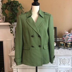 Olive green coat